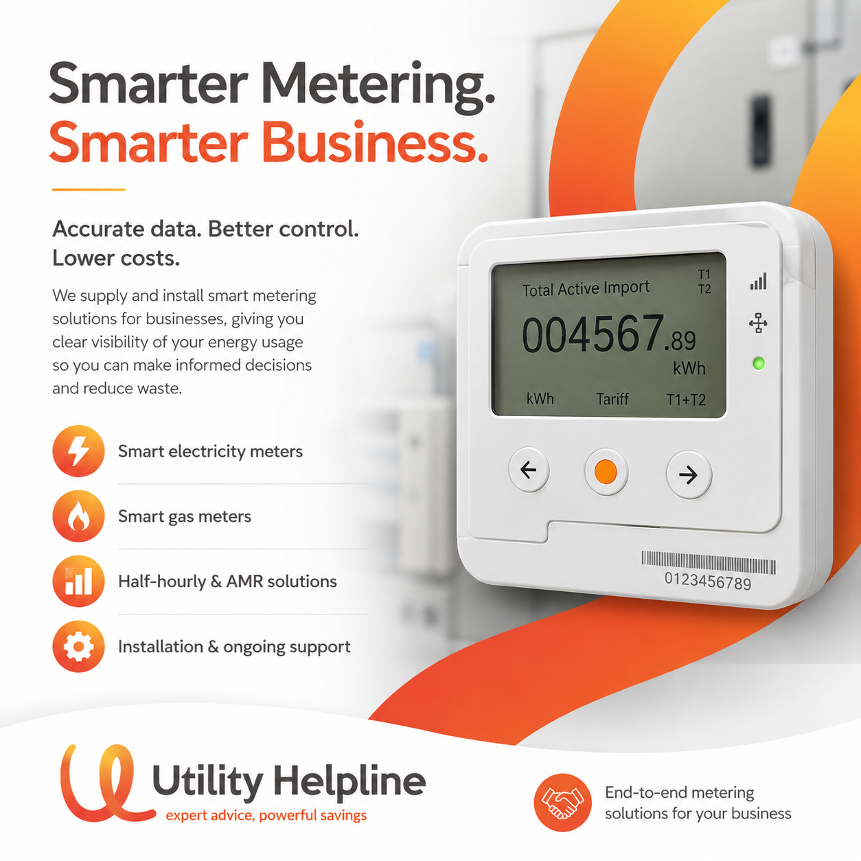Commercial Energy Connections & Smart Metering UK